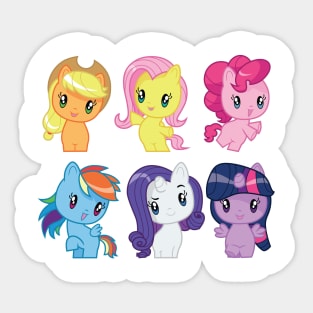 CM Crew Mane 6 Sticker